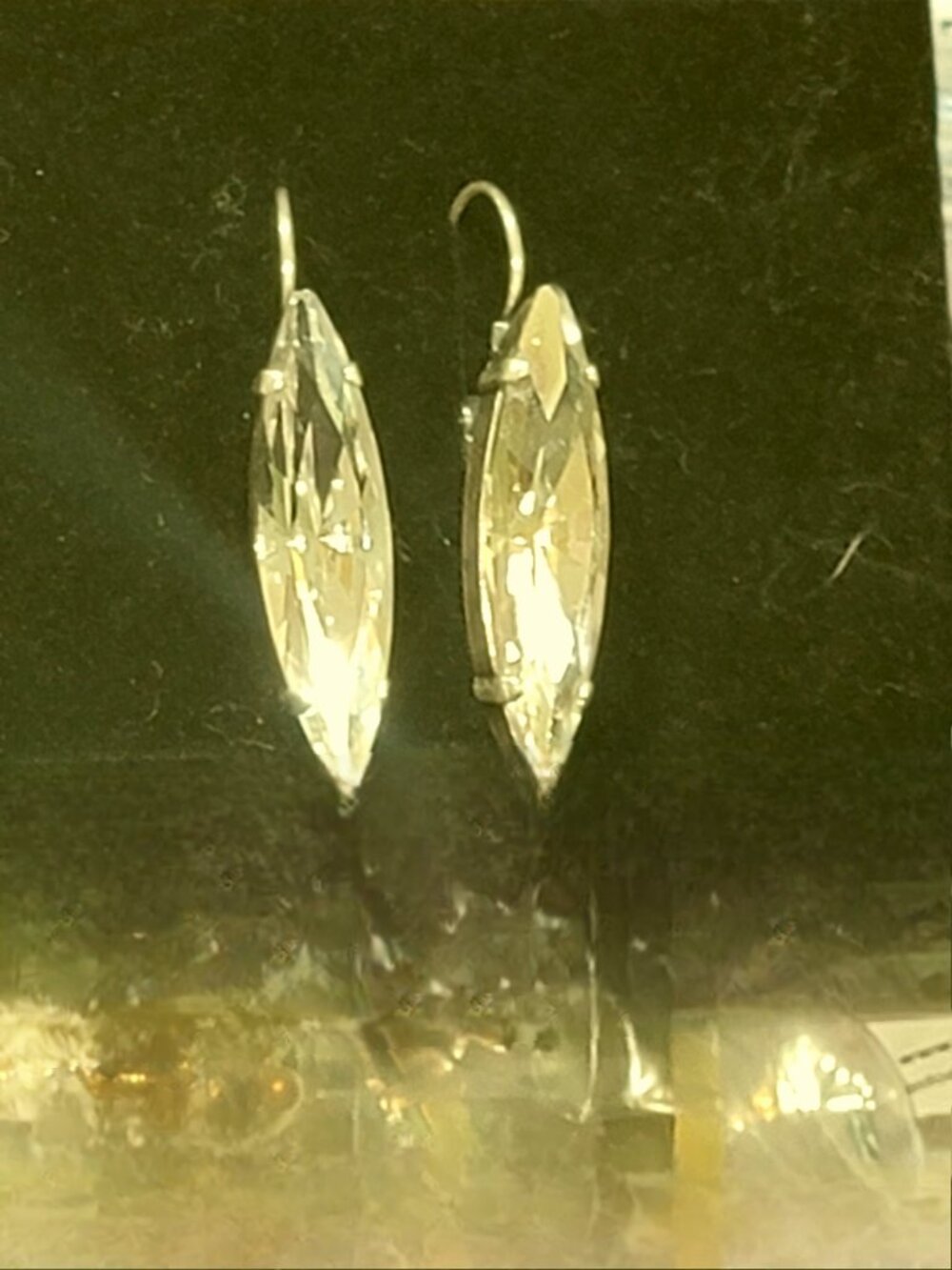 Earrings 🌴🌴🌴Old Hollywood Style🌴🌴🌴 Glam Swarovski Crystal Earrings - Picture 17 of 17